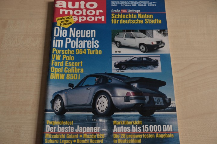 Deckblatt Auto Motor und Sport (04/1990)